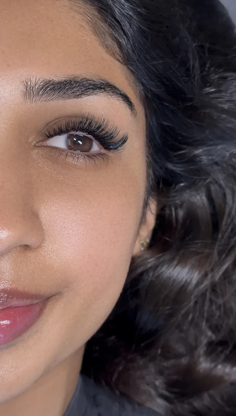 Wispy cat-eye lash set